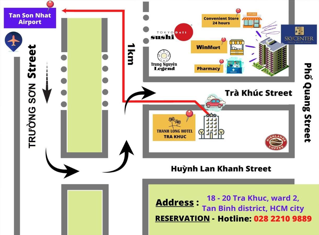 Thanh Long Hotel - Tra Khuc Ho Chi Minh-byen Eksteriør bilde